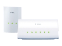 D-Link PowerLine AV 4-Port Switch Starter Kit DHP-347AV