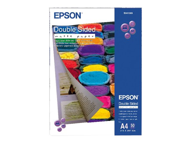 EPSON Matt double sides Papier inkjet 178g/m2 A4 50 Blatt 1er-Pack