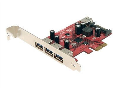 StarTech.com 4 Port SuperSpeed USB 3.0 PCI Express Card with SATA Power