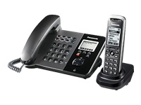 Panasonic KX TGP550T01 - Schnurloses VoIP-Telefon mit H&ouml;rer mit Schnur