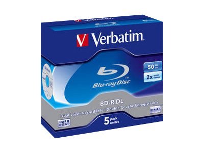 Verbatim BD-R DL x 5 - 50 GB - soportes de almacenamiento