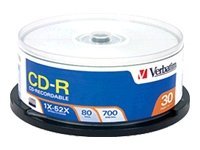 Verbatim Cd-R 80Min 700Mb 52X Branded 30Pk Spindle