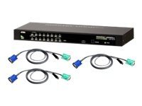 Aten 16-PORT KVM WITH 8 PS/2 CABLES
