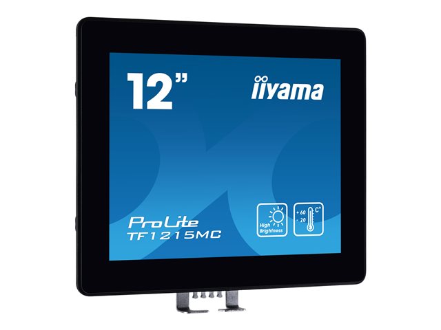 IIYAMA TF1215MC-B1 30,7cm 12,1Zoll PCAP Bezel Touch 1024x768 450cd/m2 DisplayPort HDMI VGA Through Glass Gloves mode