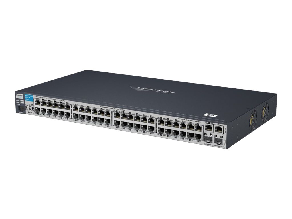 HP J9020A 2510-48 Switch - 48 Port 10\100 Managed L2 Switch with 2 ...