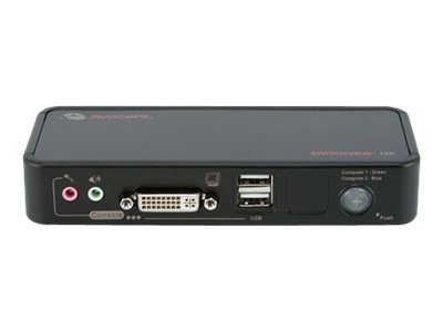 Avocent 2-PORT DVI, USB SWITCH WITH AUDIO. CABLES INCL