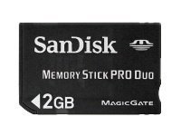 SanDisk - tarjeta de memoria flash - 2 GB - MS PRO DUO