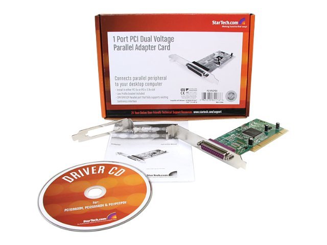 Startech 1P PARALLEL DUAL VOLTAGE /DUAL PROFILE PCI-X CAR