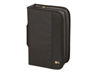 Case Logic CDW 92 - Portefeuille pour disques CD/DVD - 92 disques - nylon - noir