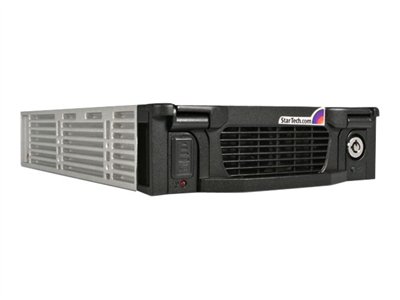 StarTech.com Black Aluminum 5.25in Professional SATA Mobile Rack