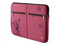 Logitech 15.6" Laptop Sleeve - Sacoche pour ordinateur portable - 15.6" - Rose - Logitech 15.6" Laptop Sleeve