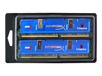Kingston HyperX Memory - 4 GB : 2 x 2 GB - DIMM 240-pin - DDR2 - 800 MHz / PC2-6400 - CL5 - 1.85 V - unbuffered - non-ECC - Memory - 4 GB : 2 x 2 GB - DIMM 240-pin - DDR2 - 800 MHz / PC2-6400 - CL5 - 1.85 V - unbuffered - non-ECC
