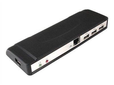 StarTech.com Universal Laptop USB 2.0 Docking Station with Audio and Ethernet