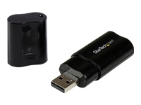StarTech.com USB Stereo Audio Adapter External Sound Card
