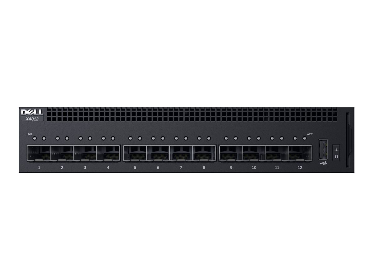 Dell 210AEOQ Networking X4012 Smart  Managed Switch 12x 10GbE...