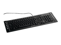 Verbatim Keyboard with Vista Keys Keyboard - USB - black - Keyboard - USB - black
