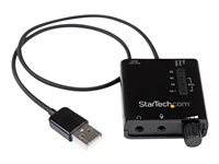 StarTech.com USB Sound Card w/ SPDIF Digital Audio & Stereo Mic - External Sound Card for Laptop or PC - SPDIF Output (ICUSBAUDIO2D)