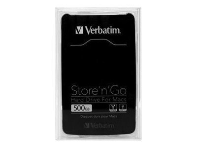 Verbatim 500Gb Usb 3.0 Fwire 800 Mac Prtbl Hd