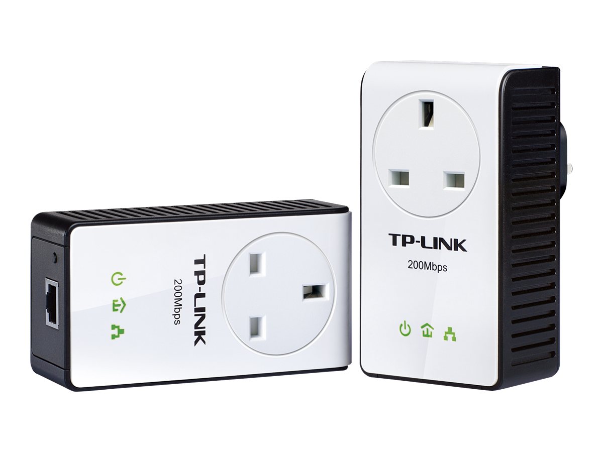 TPLINK TLPA251KIT (UK) AV200+ MultiStreaming Powerline Starter K...