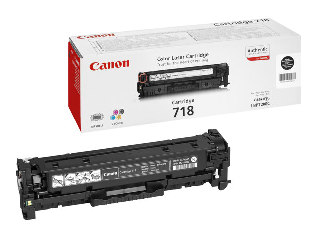 CANON 718 Toner schwarz Standardkapazität 3.400 Seiten 1er-Pack