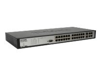 D-Link DES 3028 - Commutateur - Géré - 24 x 10/100 + 2 x SFP Gigabit combiné + 2 x 10/100/1000 - Ordinateur de bureau