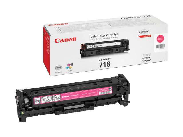 CANON 718 Toner magenta Standardkapazität 2.900 Seiten 1er-Pack
