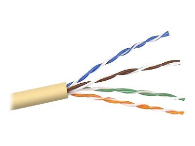 Belkin CAT5E STRANDED BULK CABLE 4PR 24AWG  1000' YELLOW