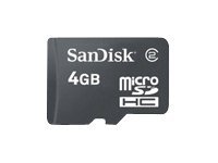 SanDisk - tarjeta de memoria flash - 4 GB - microSDHC