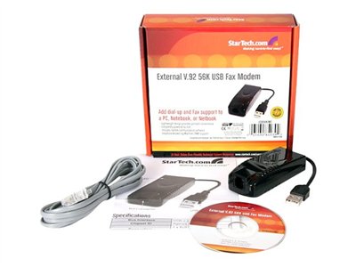 Startech V92 V90 56K USB MODEM DATA FAX