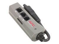 APC Notebook Surge Protector for AC, phone and network lines, 3 pin connection, 100-240V, EMEA