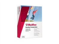 McAfee Family Protection 2012 - Contrat d'abonnement ( 1 an ) - 3 PC - CD ( mini-boîtier ) - Win - français