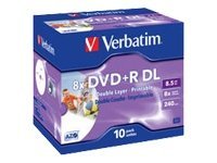 Verbatim DVD+R DL x 10 - 8.5 GB - soportes de almacenamiento