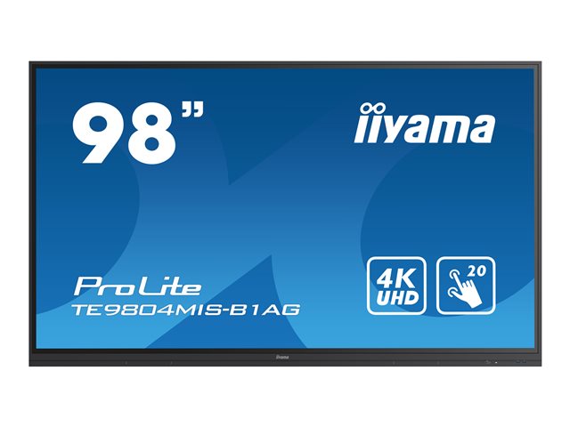 IIYAMA TE9804MIS-B1AG 248,92cm 98Zoll IPS UHD AG 20 Points Touch VGA 3xHDMI USB-C 65 Watt PD Android OS 1-3 St./Pal. 150Eur. Fracht
