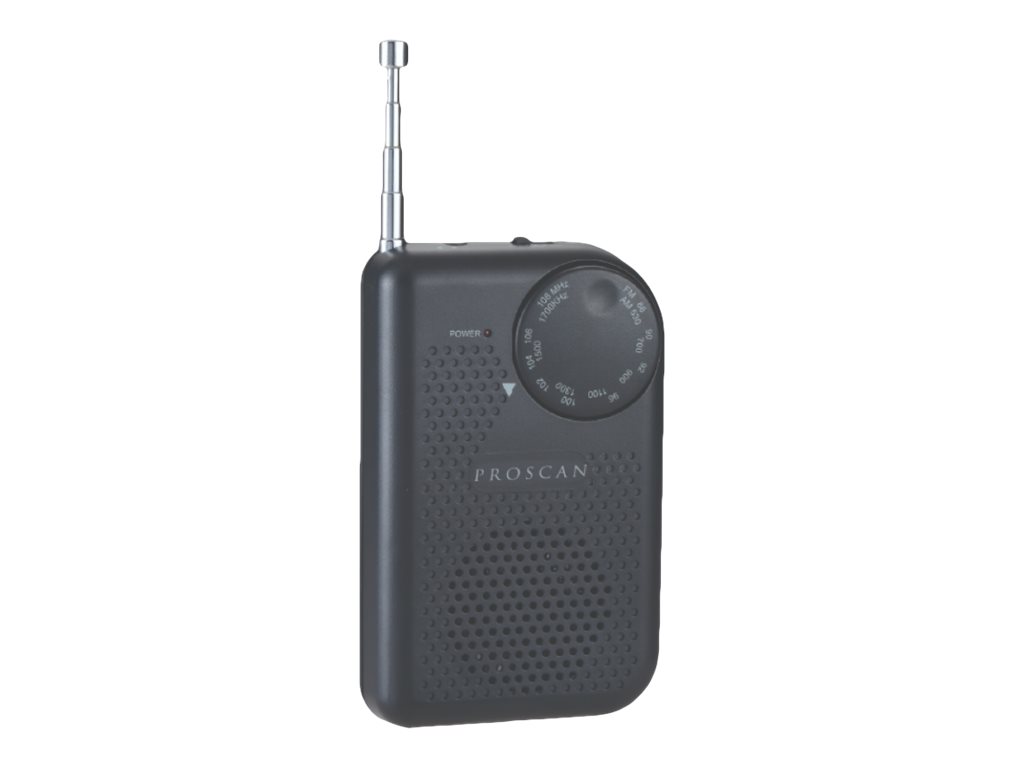 Proscan PRC100 Portable Radio Black