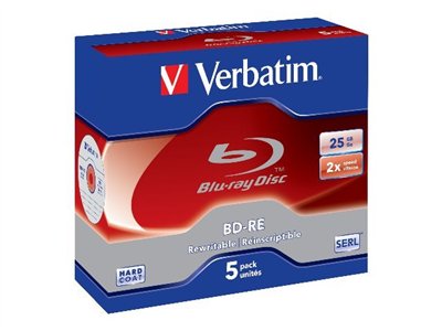 Verbatim BD-RE x 5 - 25 GB - soportes de almacenamiento