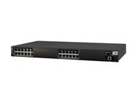 High Power, 24-port , 4-pairs 72W port, Managed, 10 100 1000 BaseT, AC and DC Input