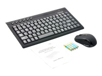 Gear Head Wireless Mini Keyboard and Optical Mouse KB3750W