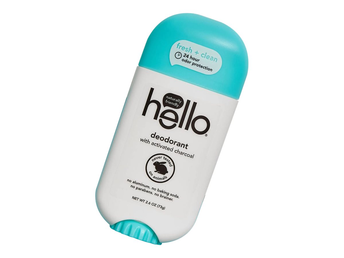 Hello Deodorant with Activated Charcoal Clean + Fresh 73g