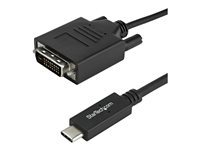 StarTech 2m USB-C to DVI Cable - 1920 x 1200,  Black