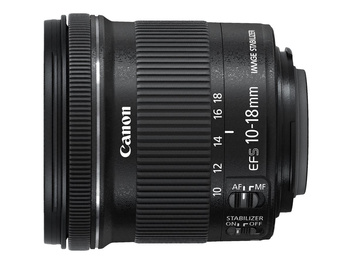 Canon EF-S 10-18mm f/4.5-5.6 IS STM Ultra Wide Zoom Lens - 9519B002