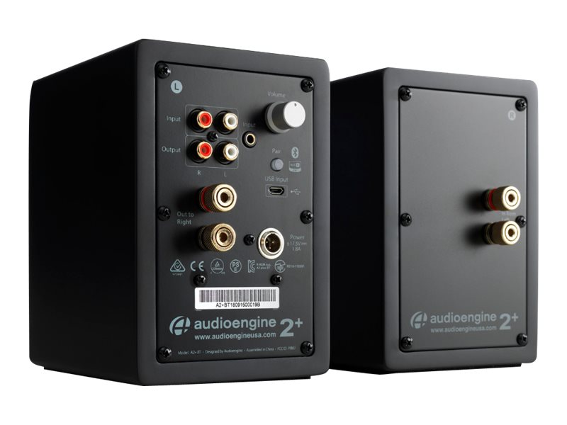 Audioengine A2+ Wireless Speakers - Black - A2BT-BLK - Open Box or Display  Models Only