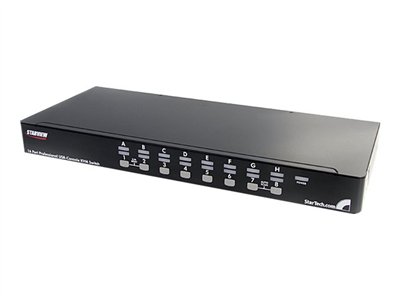 StarTech.com 16 Port 1U RackMount USB KVM Switch Kit with OSD and Cables