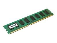 Crucial Memory - 2 GB - DIMM 240-pin - DDR3 - 1066 MHz / PC3-8500 - CL7 - 1.5 V - unbuffered - ECC - for ASUS Z8NA, Z8PE; SUPERMICRO X8DT3, X8DTH, X8DTi, X8DTU; Tyan S7002, S7012, S7016, S7025 - Memory - 2 GB - DIMM 240-pin - DDR3 - 1066 MHz / PC3-8500 - CL7 - 1.5 V - unbuffered - ECC - for ASUS Z8NA, Z8PE; SUPERMICRO X8DT3, X8DTH, X8DTi, X8DTU; Tyan S7002, S7012, S7016, S7025