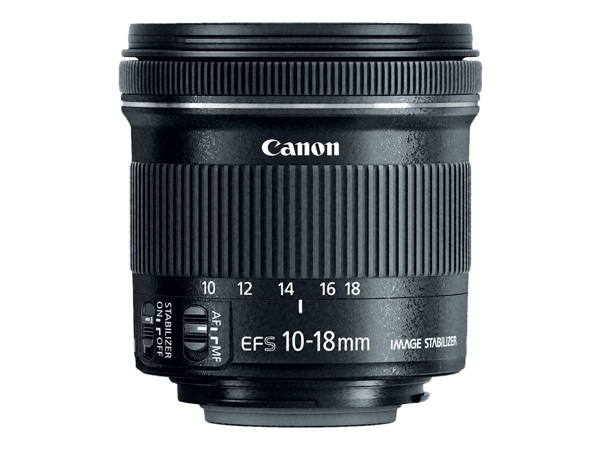 Canon EF-S 10-18mm f/4.5-5.6 IS STM Ultra Wide Zoom Lens - 9519B002