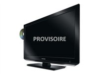 Toshiba 26DL833F - 26 REGZA DL Series TV LCD à rétroéclairage à LED avec lecteur DVD intégré - écran large - 720p - noir