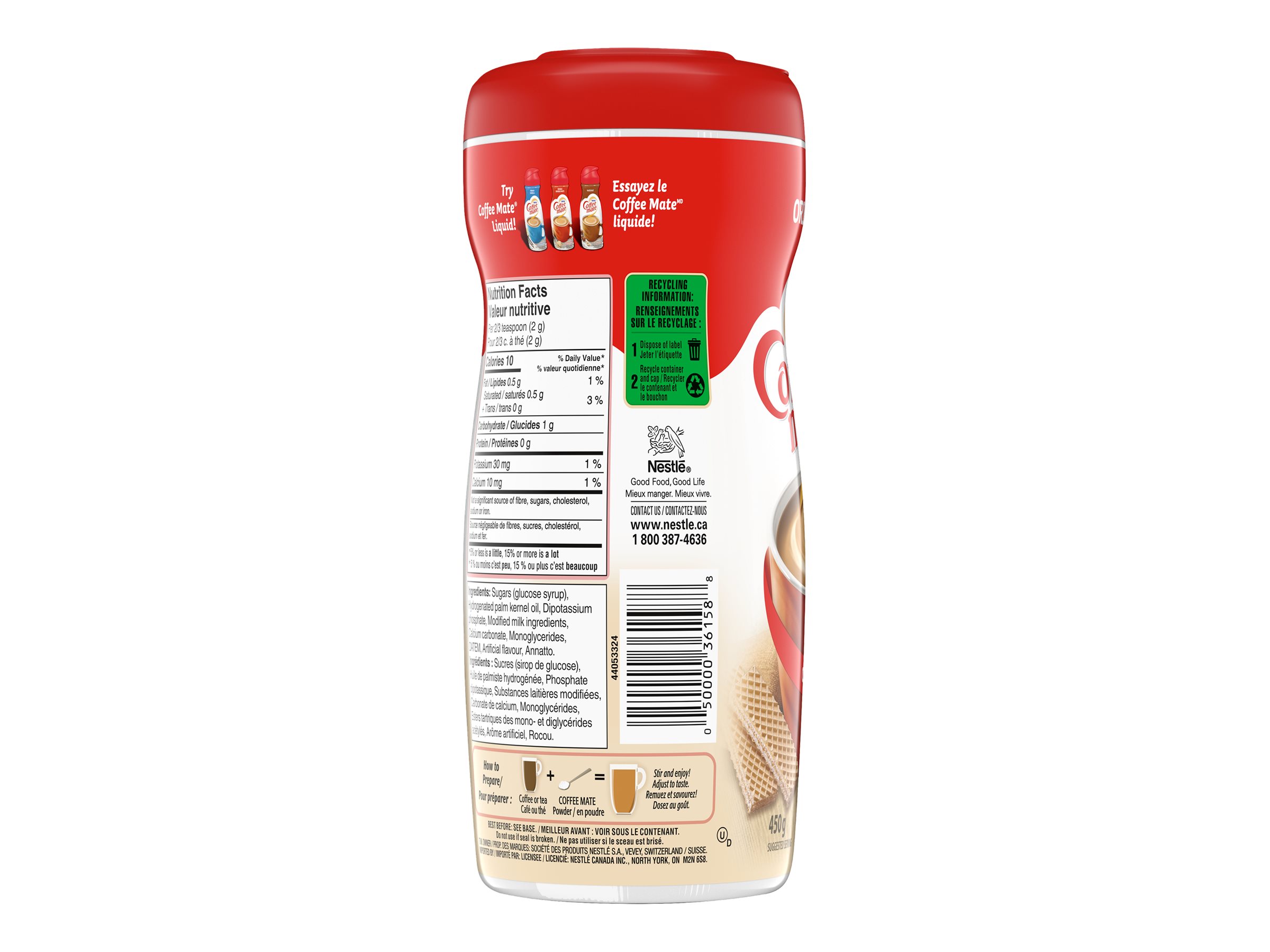 Nestle COFFEEMATE Powder Creamer Original 450g