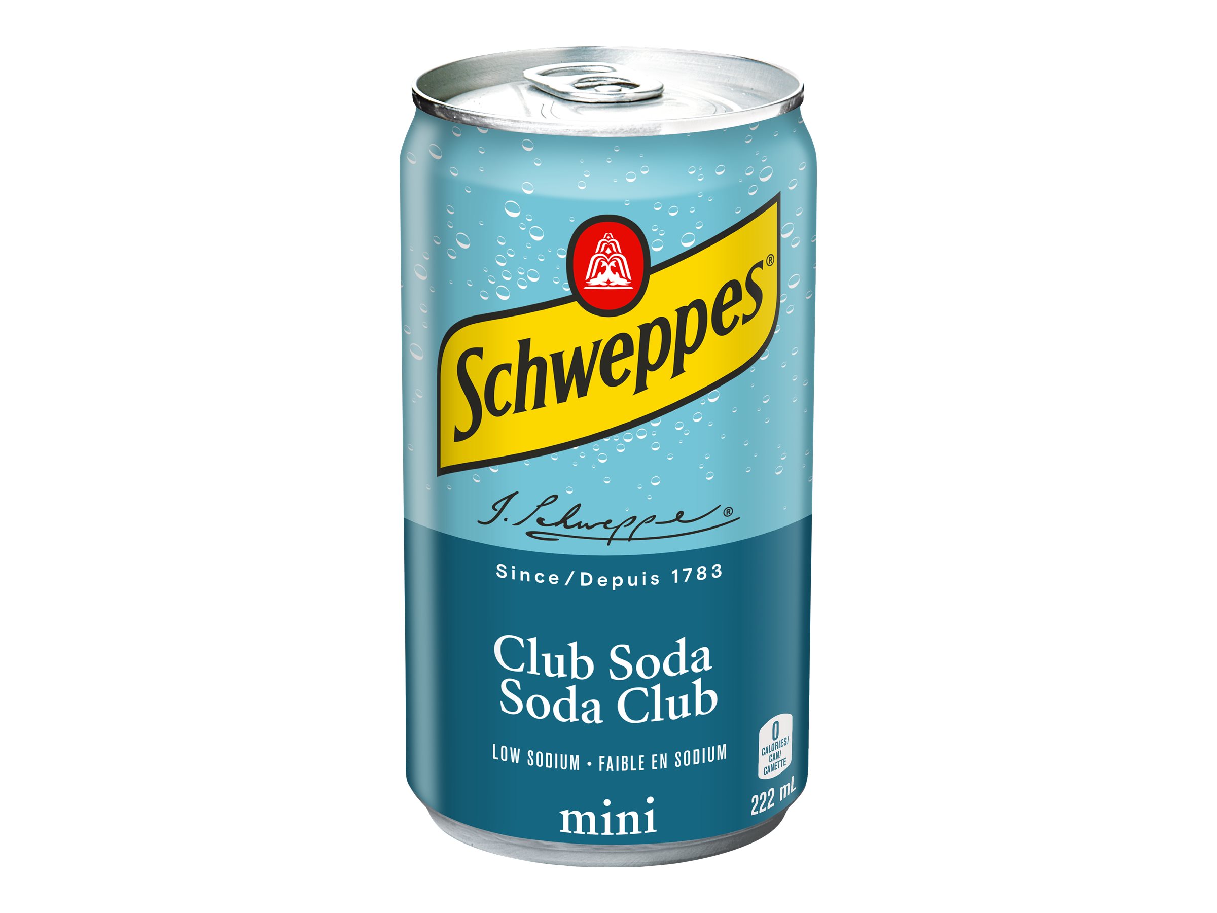 does schweppes club soda have sugar