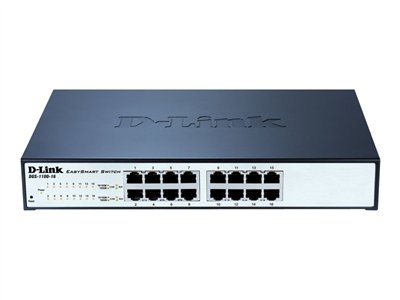 D-Link Easysmart 16-Port Gb Swch Desktop Or Rackmo