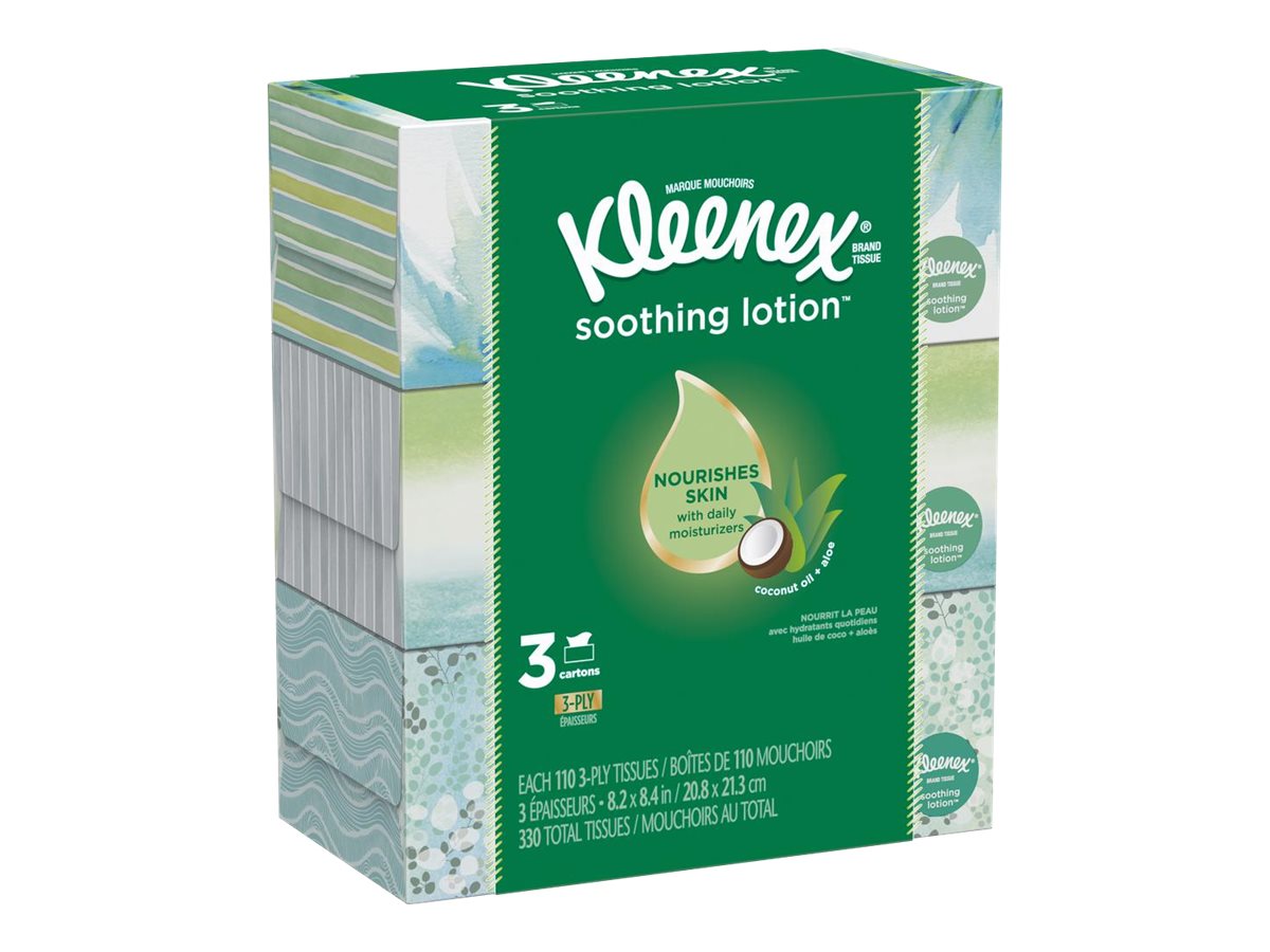 Kleenex Soothing Lotion 3 x 110's