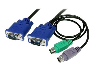StarTech.com 3-in-1 Ultra Thin PS/2 KVM Cable